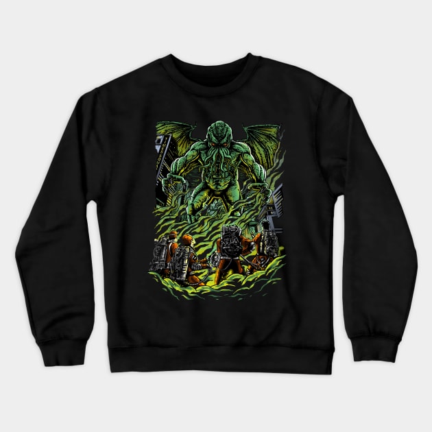 GodBusters V2 (by Andriu and Legendary Phoenix) Crewneck Sweatshirt by LegendaryPhoenix